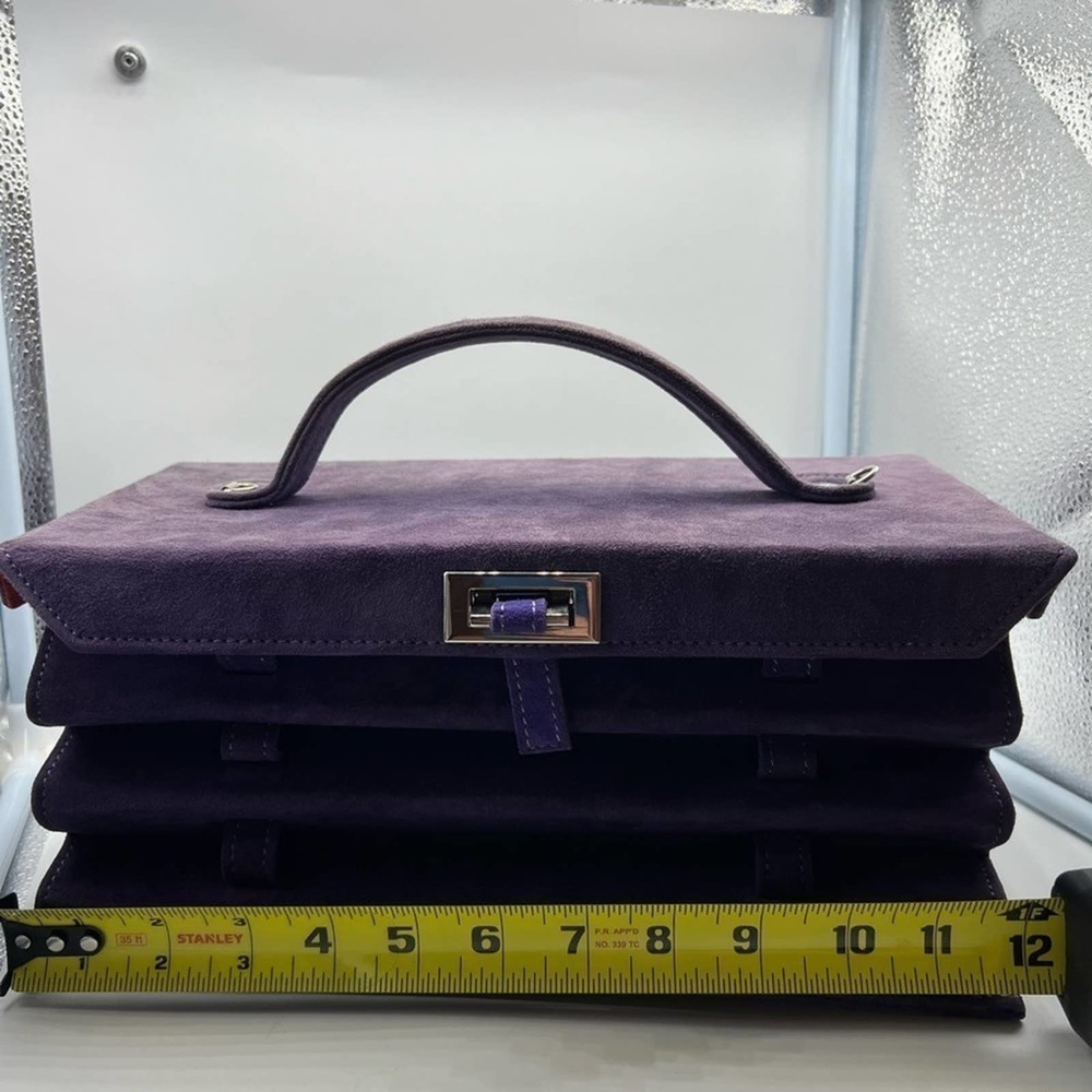 HESTER VAN EEGHEN women’s purple accordion limited edition purse from Amsterdam - Picture 10 of 16